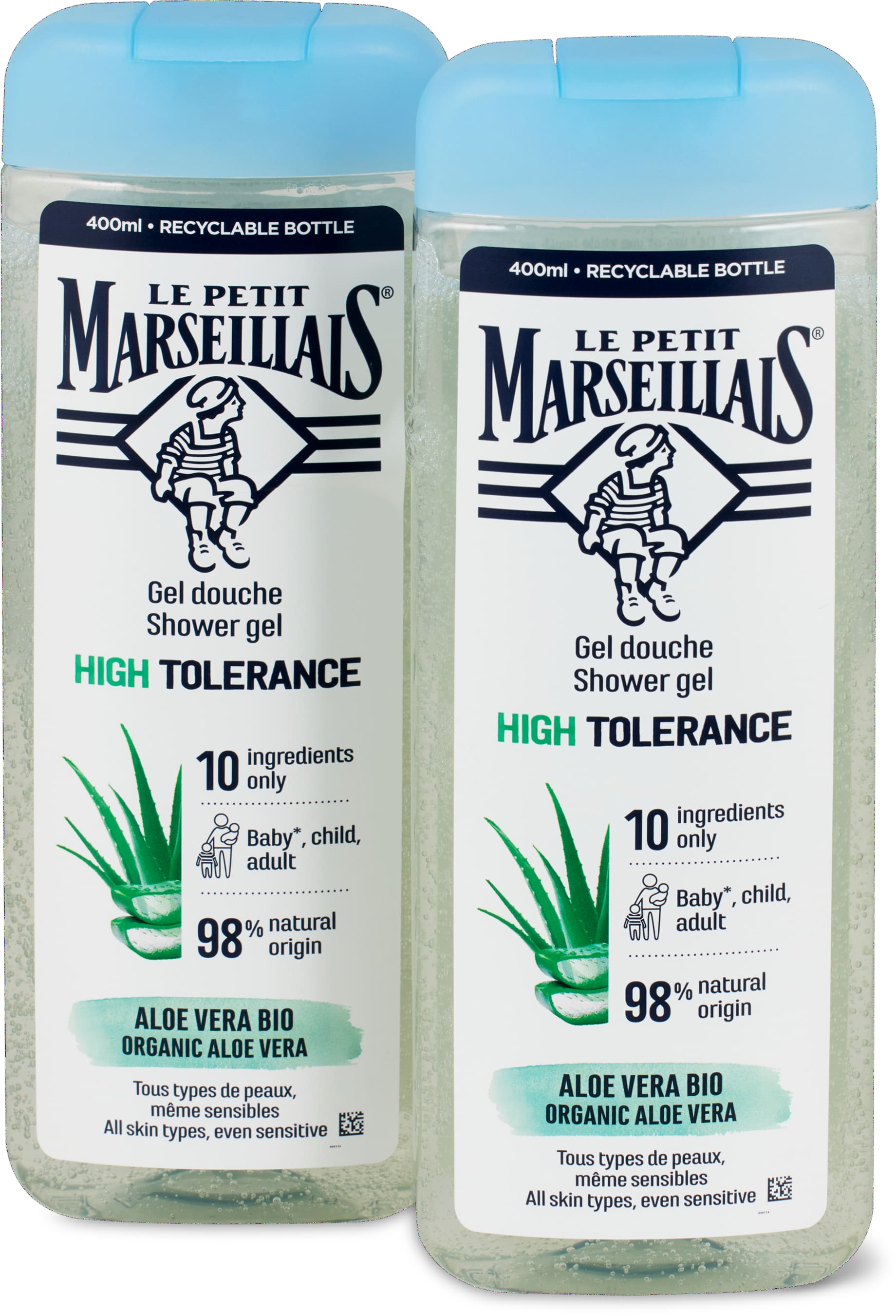 Le Petit Marseillais Duschgel Sensitive Aloe Vera 2x400ml